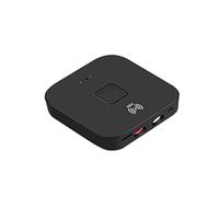 Booso BLS-B11 Receptor Bluetooth NFC 5.0 3.5mm Jack Aux Estéreo Adaptador Inalámbrico Soporte Musical LL para Altavoz para Coche Receptor Audio Bluetooth 5.0