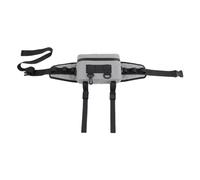 Booso - Bolsa de cintura para acampada, bolsa de señuelos de gran capacidad, bolsa de caña de pescar multifuncional, bolsa de plátano de pesca impermeable, gris, fácil de instalar y usar, gris