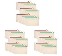 Booso - Bolsa de cosméticos de lona de 60 piezas, bolsa de cosméticos multifuncional, bolsa de cosméticos de viaje, pluma de moneda, bolsa de bricolaje en , multicolor