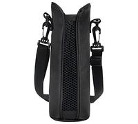 Booso Bolsa para botellero, correa ajustable para botellero, bolsa térmica para actividades diarias al aire libre, Negro