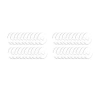 Booso Botones de Pompones Extraíbles para Sombreros, 40 Piezas de Soporte para Pompones, Herramientas de Sujeción para Hacer Sombreros de Punto, Soportes para Pompones