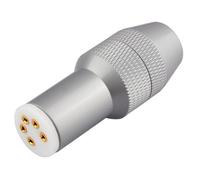 Booso Cabezales de brazo para tocadiscos LP de vinilo de grado fiebre, 5 pines, enchufe de 5 pines, cabeza de asiento, cabeza de asiento, línea de señal, brazo de tono, A