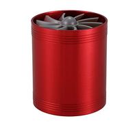 Booso Cargador turbo de doble turbina, ventilador de ahorro de combustible para coche