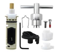 Booso Cartucho de repuesto para 1 222 con herramienta de extracción 104421 y kit adaptador de mango 116653 para sistema de ducha - Protector de escaldaduras