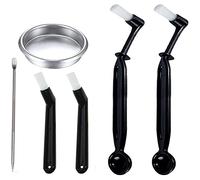Booso Cepillo de limpieza para molinillos de café, cepillo de limpieza para cafetera, herramienta de limpieza para cafetera espresso