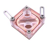Booso Chipset Waterblock - Bloque de refrigeración por agua para computadora, acrílico, transparente, bloque Northbridge general para bloque de CPU de computadora