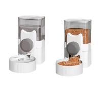 Booso Comedero Automático para Perros y Gatos, Cuenco de Agua, Dispensador de Almacenamiento de Alimentos para Mascotas