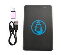 Booso Copiadora de Frecuencia Dual RFID Lector de Tarjetas con Chip Inteligente NFC Cifrado Duplicador de Llaves de 13,56 MHz Escritor de Tokens de 125 Khz Clonador