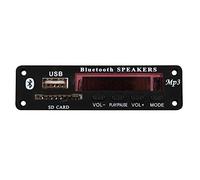 Booso Dc 5V/12V Bluetooth 5.0 Placa decodificador de audio módulo de audio USB Aux Sd Fm Radio sin pérdidas Mp3/Wma/Wav/Flac/Ape, módulo de tablero decodificador de pantalla, pantalla de colores