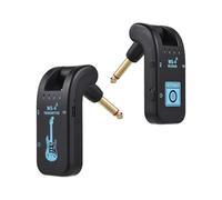 Booso de Guitarra Inalámbrico 2.4G Receptor Transmisor de Guitarra Recargable Transmisión en Tiempo Real de 48K/16 Bits Enchufe Giratorio, B