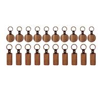 Booso de Madera de Madera con Grabado en con Correa de de Madera Redonda Rectangular Sin Terminar