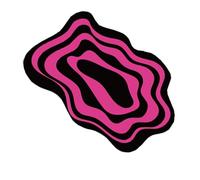 Booso Dopamine Rainbow Circle Cuarto de Baño Almohadilla Antideslizante Absorción de Agua Diatom Mud Mat Alfombrilla para Inodoro.