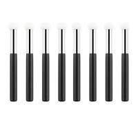 Booso - Esponja de base de maquillaje, 8 piezas, brocha para polvo, esponja de maquillaje con de pincel antihornos de maquillaje en forma de para mujeres y niñas, fácil de instalar y usar