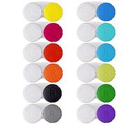 Booso Estuche Colorido para Lentes de Contacto de 12 Piezas, Kit de InmersióN de Lentes de Contacto, Adecuado para Mini Estuche para Lentes de Contacto para Exteriores Tapa con Rosca