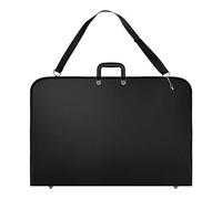 Booso Estuche de cartera de arte negro con correa para el hombro (19 x 14,7 x 1,5), Negro