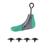 Booso Extensor de árboles para zapatos, 4 direcciones, longitud ajustable, ancho para zapatos de encaje y cremallera, soporte portátil para árboles