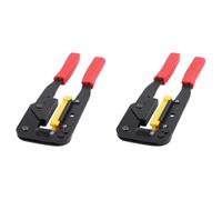 Booso G-214 - Herramienta de crimpado de abrazadera de cable (240 mm) para cable plano y conector