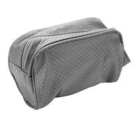 Booso Gris Impermeable de Inodoro PU de Viaje Bolsa de Cosméticos Organizador Mujeres Estuche de Maquillaje Maquillaje Caso Belleza Almacenamiento, gris