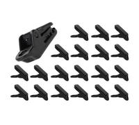 Booso Hebilla de cuerda multifuncional reforzada para tienda de campaña al aire libre, clip de fijación reforzado a prueba de viento impermeable