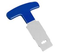 Booso Herramienta de extracción de tapón de piscina, para piscinas superiores y enterradas, spa, boquillas de enchufe de chorro, accesorios de entrada, color azul