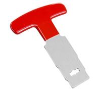 Booso Herramienta de extracción de tapón de piscina, para piscinas superiores y enterradas, spa, boquillas de enchufe de chorro, accesorios de entrada, color rojo