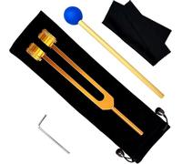 Booso Herramienta de Limpieza de Oídos con Diapasón de 128 Hz, Diapasón con Peso para Diapasón de Curación Deslizante