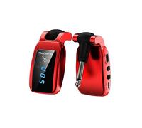 Booso inalámbrico de guitarra recargable, receptor de guitarra eléctrica, bajo, piezas de guitarra, color rojo