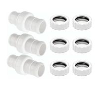 Booso Juego de 3 mangueras giratorias 9-100-3002 y tuerca de manguera 9-100-3109 para limpiador de piscinas 360