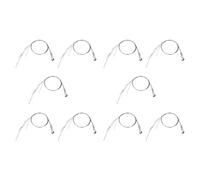 Booso Juego de 40 cuerdas de violín con núcleo de acero E A D G para tamaño completo 4/4