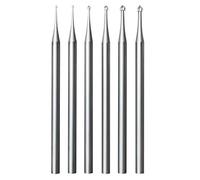 Booso Juego de 6 fresas de tallado en forma de cono cilíndrico de 3/32 pulgadas, herramientas de fabricación lapidaria para lapidary 008-023