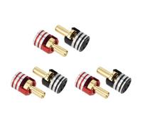 Booso Juego de 6 tapones y empuñaduras para disipador de calor de batería de 4.0 mm para camión todoterreno 1/10, accesorios de coche RC pieza de actualización