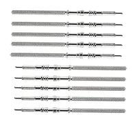 Booso Juego de VáStago de Acero para Reloj de Movimiento, 10 Uds., Reloj de Piezas NH35 NH36 NH38 NH39, Repuestos para VáStago de Reloj de Movimiento