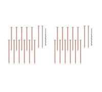 Booso Kit de 28 clavos de cobre para matar árboles, clavos de cobre puro de 3.5 pulgadas a granel, clavos de extracción de tocones para árboles