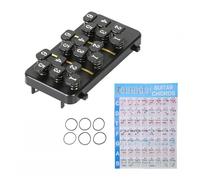 Booso Kit de Ayuda para el Entrenamiento de Guitarra Herramienta de Aprendizaje Asistido de Acordes de Guitarra 18 Botones Acorde de Guitarra con un para Guitarristas Principiantes