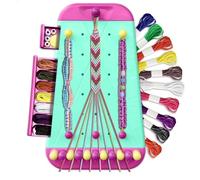 Booso Kit de fabricación de pulseras de la amistad para niñas, artes y manualidades, pulseras, juego de simulación, regalo verde