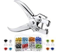 Booso Kit de herramientas para ojales de 3/16 pulgadas, juego de alicates para ojales, alicates para zapatos, ropa, bolsas