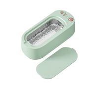 Booso Limpiador de joyas portátil 3 con vibración de alta frecuencia para joyas, gafas, anillos, diamantes, monedas, relojes-verde duradero fácil instalación