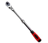 Booso Llave de trinquete retráctil de acero al carbono de 3/8 de 72 dientes, llave de liberación rápida automática, herramienta de mano multifuncional