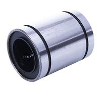 Booso LM20UU - Cojinete de bolas de movimiento lineal de 20 mm de diámetro interior, color plateado