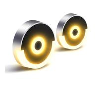 Booso Luz para Bolso, Luz LED para Bolso de Mujer, Iluminador de Bolso Recargable, Luz con Clip para de Enfermera, Compacta y Conveniente (2 Piezas)