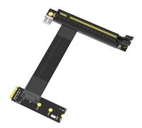 Booso M.2 NGFF Key M a PCI-E 16x Tarjeta adaptador elevador de tarjeta gráfica, Nvme a PCI-Express 16X Cable de extensión (dirección derecha)