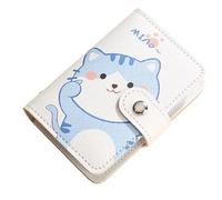 Booso Mini tarjetero de crédito con 20 ranuras para tarjetas + 2 ranuras para identificación, tarjetero antidesmagnetización, monedero, B 10,5 x 2 x 7,2 cm, ver imagen