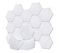 Booso Paquete de 18 Paneles AcúSticos Autoadhesivos, Paneles de Pared Insonorizados, Panel de Tratamiento AcúStico de 12X10X0,4 Pulgadas para Oficina en Casa