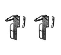 Booso Paquete de 2 soportes giratorios para bicicletas de garaje, montaje en pared, para garaje, soporte vertical para bicicletas