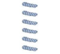Booso Paquete de 6 Caminos de Mesa de 35 X 120 Pulgadas, Caminos de Mesa de Tela de Queso para Decoración de Bodas, Cumpleaños, Baby Showers, Color Azul