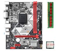 Booso Partes de la placa base Desktop B75-H I3-3220 CPU + 1X8G DDR3 1600 MHz RAM LGA 1155 USB 3.0 SATA 3.0