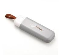 Booso Pastillero con 3 Compartimentos: Organizador de Medicamentos Portátil, Pastillero de Viaje A Prueba de Humedad para Bolsillo B