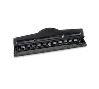 Booso Perforadora de 11 agujeros para álbum de papel, ajustable, perforadora de papel A4, herramientas de bricolaje, suministros de encuadernación de oficina