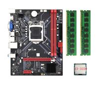 Booso Placa base B85M VHL de escritorio + CPU I3-3220 + 2 x DDR3 1600 MHz 8G RAM LGA 1155 USB 3.0 SATA 3.0 placa base para computadora fácil de usar