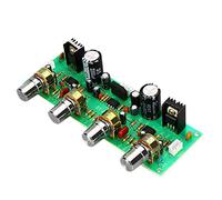 Booso Placa de preamplificador HIFI NE4558 de 12 V para control de volumen de graves y agudos